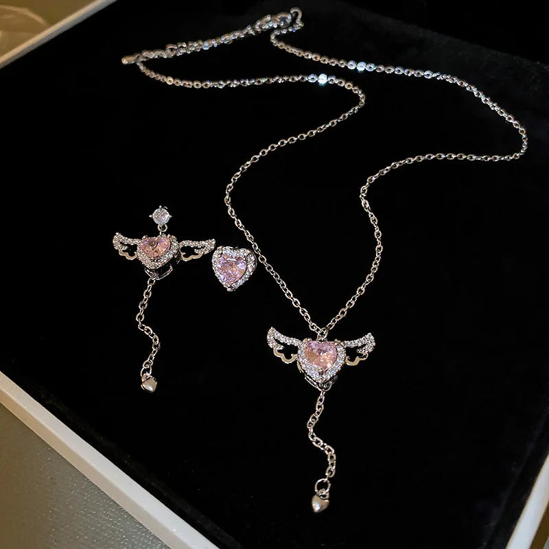 Sweet Pink Love Necklace