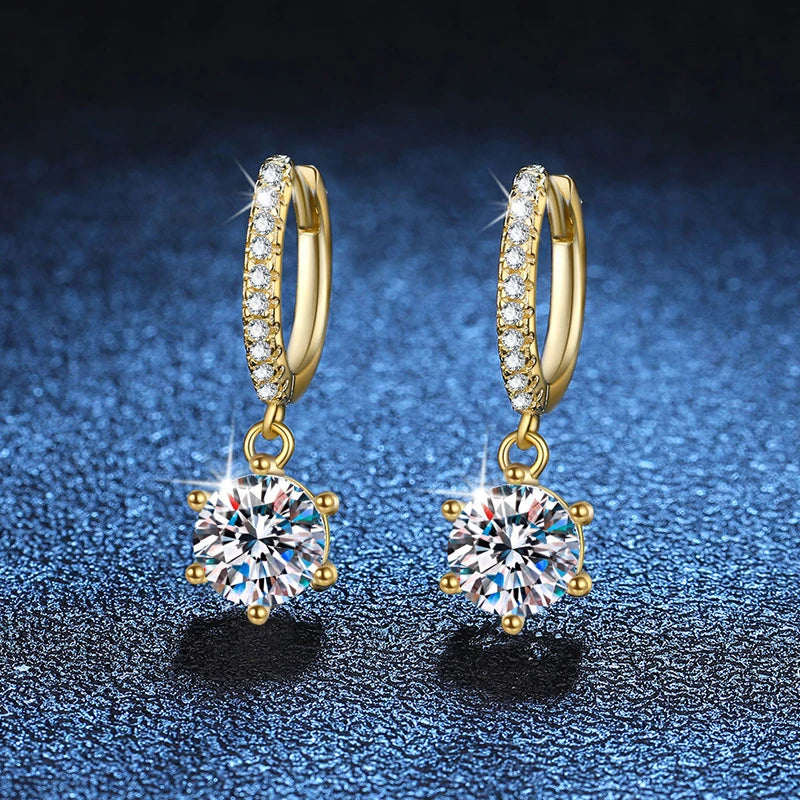 Wedding Moissanite Earrings