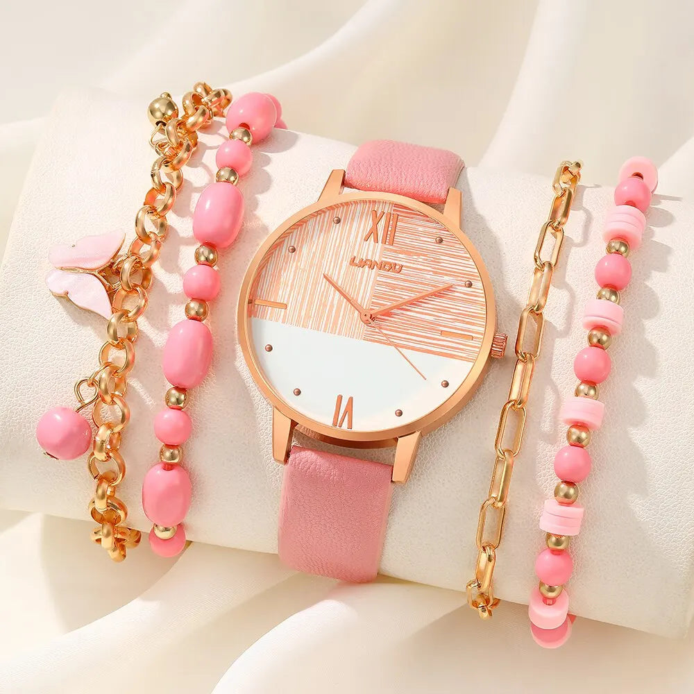 Elegant Women's Quartz Watch - Fashionable Casual Look