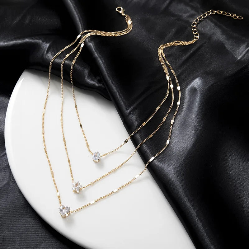 Trendy Zircon Necklace - GulnarStar