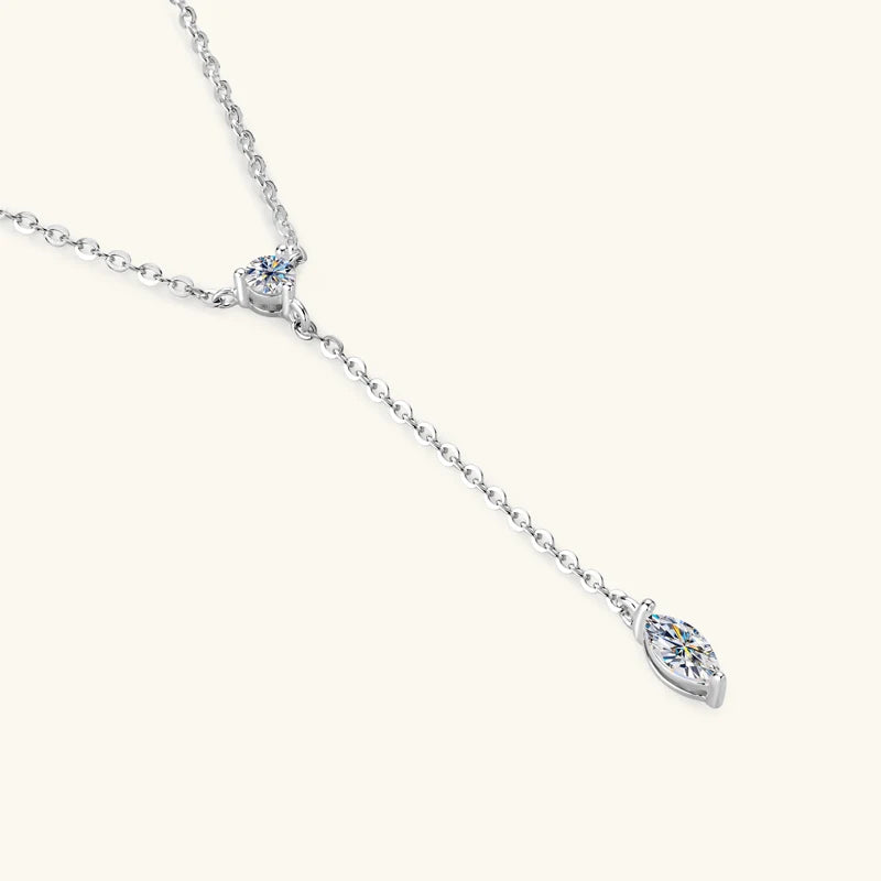 Women’s Marquise Moissanite Necklace