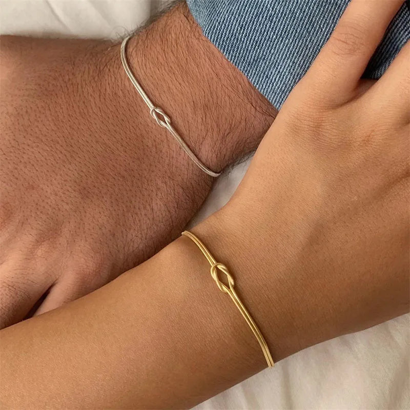 Love Knot Gold Bracelets