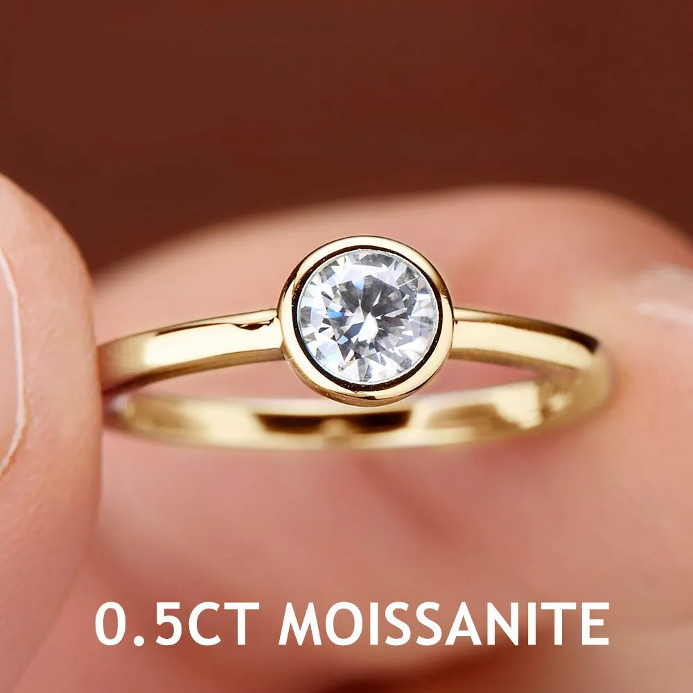 Wedding Moissanite Solitaire Ring