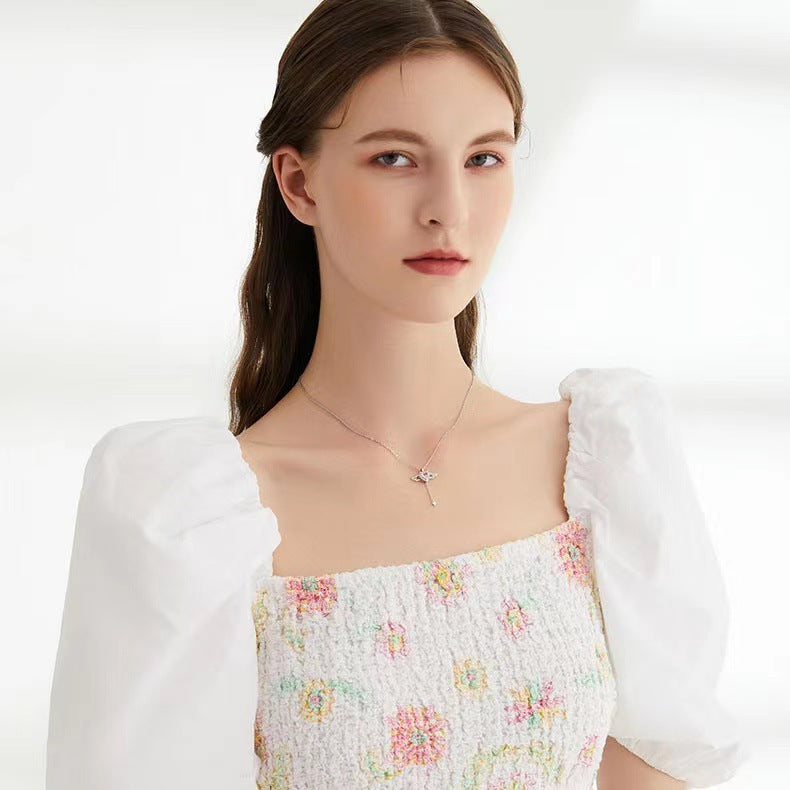 Sterling Silver Angel Wings Necklace