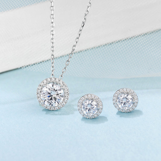 Luxury Moissanite Jewelry Gift Set